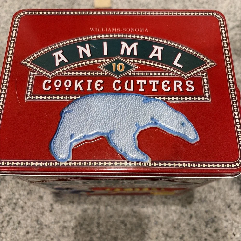 Williams & Sonoma  Animal Cookie Cutter Set 10 animals plus Extras